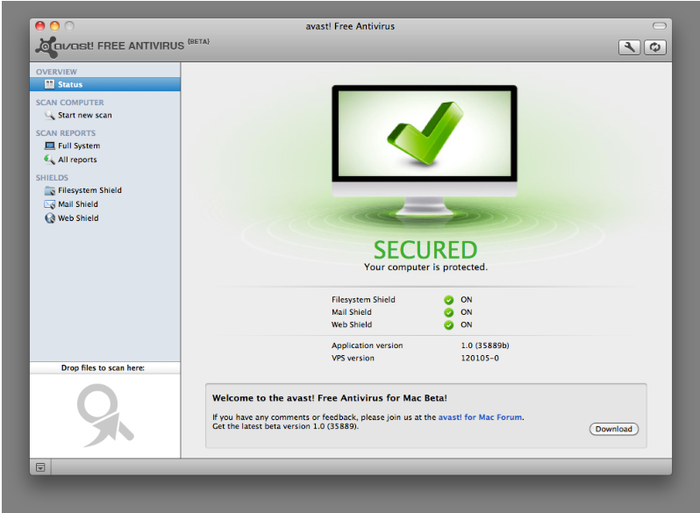 Free antivirus software for mac reviews